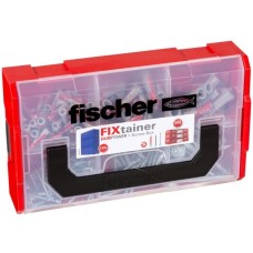 fischer FixTainer-DuoPower + Schraube NV, Dübel(hellgrau/rot, mit Schrauben, 210-teilig)