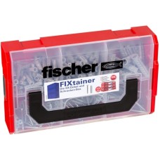 fischer FixTainer SX-Dübel- und Schrauben-Box(hellgrau, mit Schrauben, 210-teilig)