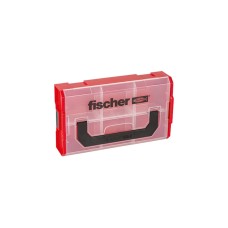 fischer FixTainer - leer -, Aufbewahrungsbox(rot/transparent)