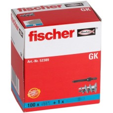 fischer Gipskartondübel GK(hellgrau, 100 Stück)