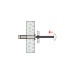 fischer Hohlraum-Metalldübel HM 4x32 S(silber, 50 Stück, mit metrischer Schraube)