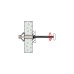 fischer Hohlraum-Metalldübel HM 6x65 S(silber, 50 Stück, mit metrischer Schraube)
