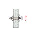 fischer Hohlraum-Metalldübel HM 6x65 S(silber, 50 Stück, mit metrischer Schraube)