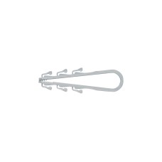 fischer Leitungsschlaufe Steckfix SF plus LS 3/13, Schelle(hellgrau, 100 Stück)