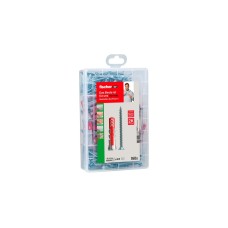 fischer Meister-Box DUOPOWER + Schraube, Dübel(hellgrau/rot, 160-teilig)