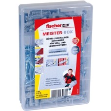 fischer Meister-Box mit Dübel SX und Schrauben(hellgrau, 160-teilig)