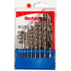 fischer Metallbohrer-Satz HSS-G, 1-10mm(10-teilig)