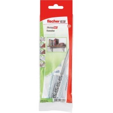 fischer MontageSet Konsolen B, Dübel(hellgrau, 4-teilig)