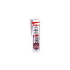 fischer Sanitärsilicon DSSA SG 310ml silbergrau, Dichtmasse(grau)