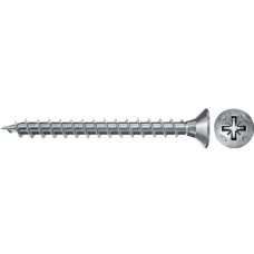 fischer Spanplattenschraube PowerFast II 3,0x30 Senkkopf PZ(200 Stück, Vollgewinde, verzinkt)