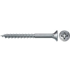 fischer Spanplattenschraube PowerFast II 3,0x40 Senkkopf PZ(100 Stück, Teilgewinde, verzinkt)