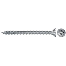 fischer Spanplattenschraube PowerFast II 4,5x16 Senkkopf PZ(100 Stück, Vollgewinde, verzinkt)