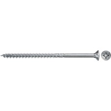 fischer Spanplattenschraube Power-Fast II 5,0x100 Senkkopf(30 Stück, Teilgewinde, verzinkt)