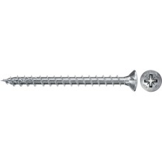 fischer Spanplattenschraube Power-Fast II 5,0x20 Senkkopf(50 Stück, Vollgewinde, verzinkt)