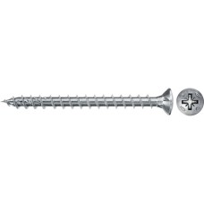 fischer Spanplattenschraube Power-Fast II 5,0x40 Senkkopf(50 Stück, Vollgewinde, verzinkt)