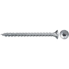 fischer Spanplattenschraube Power-Fast II 5,0x60 Senkkopf(50 Stück, Vollgewinde, verzinkt)