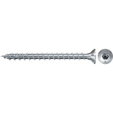 fischer Spanplattenschraube Power-Fast II 5,0x60 Senkkopf TX(100 Stück, Vollgewinde, verzinkt)