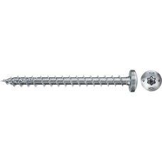 fischer Spanplattenschraube Power-Fast II 5,0x70 Panhead(50 Stück, Vollgewinde, verzinkt)