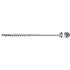 fischer Spanplattenschraube Power-Fast II 6,0x100 Senkkopf(25 Stück, Teilgewinde, verzinkt)