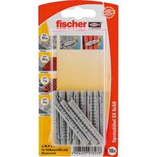 fischer Spreizdübel SX 6x50 K DE(hellgrau, 10 Stück)