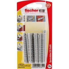 fischer Spreizdübel SX 8x65 K DE(hellgrau, 10 Stück)
