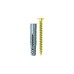 fischer Universaldübel UX 8x50 R S/25(hellgrau, 25 Stück, mit Schraube)
