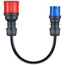 CEE blau 16A(schwarz, 30cm)