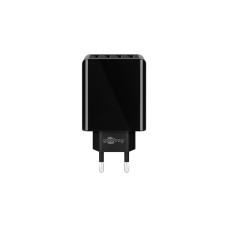 goobay 4-fach USB-Ladegerät (30W) schwarz(schwarz)