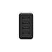 goobay 4-fach USB-Ladegerät (30W) schwarz(schwarz)