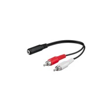 2x Stecker(schwarz, 20 cm)