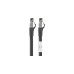 goobay CAT 8.1 Patchkabel, S/FTP (PiMF)(schwarz, 1 Meter)