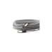 goobay CAT 8.1 Patchkabel, S/FTP (PiMF)(grau, 0,25 Meter)