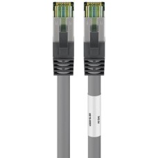 goobay CAT 8.1 Patchkabel, S/FTP (PiMF)(grau, 3 Meter)