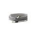 goobay CAT 8.1 Patchkabel, S/FTP (PiMF)(grau, 5 Meter)