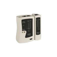 goobay CAT Netzwerk- und Leitungstester XT-468, Messgerät(beige/schwarz)