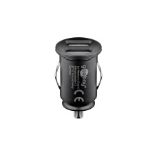 goobay Dual-USB Auto Ladegerät (2xUSB)(schwarz)