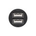 goobay Dual-USB Auto Ladegerät (2xUSB)(schwarz)