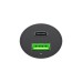 goobay Dual-USB Auto Schnellladegerät USB-C PD (Power Delivery)(schwarz)