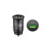 goobay Dual-USB Auto Schnellladegerät USB-C PD (Power Delivery)(schwarz)