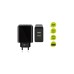 goobay Dual-USB Schnellladegerät USB/QC3.0 28W(schwarz)
