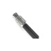 goobay Easy-Installation IEC/Koax-Buchse(silber/blau, 6,5 - 8,0 mm)