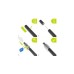 goobay Easy-Installation IEC/Koax-Buchse(silber/blau, 6,5 - 8,0 mm)