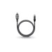 RJ-45 Stecker, LAN-Adapter(schwarz/silber, 10 Meter)