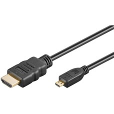HDMI Kabel mit Ethernet(schwarz, 2 Meter)