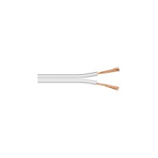 goobay Lautsprecherkabel 2x 2,5 mm²(weiß, 10 Meter)