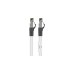 goobay Patchkabel CAT8.1 S/FTP (PiMF)(weiß, 50cm)