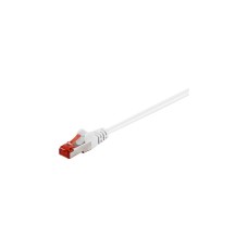 goobay Patchkabel RJ45 Cat.6 S/FTP(weiß, 15 Meter)