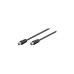 goobay RF-Stecker auf RF-Buchse, Kabel(schwarz, 2,5 Meter, Bulk)