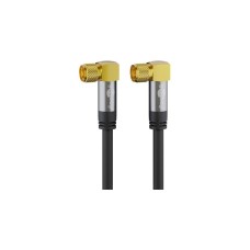 F-Stecker 90°(schwarz, 10 Meter)