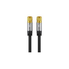 F-Stecker(schwarz, 3 Meter)